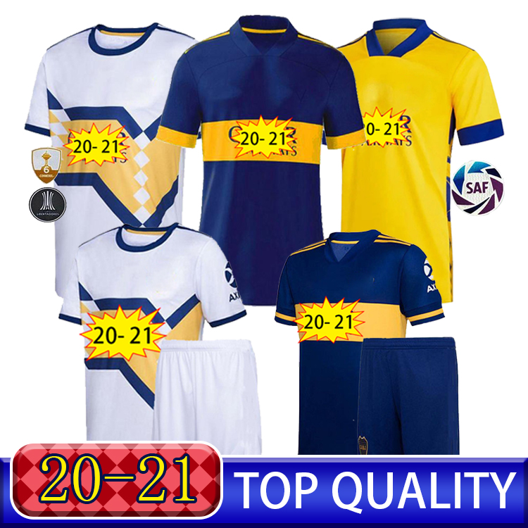 

20/21 Boca Juniors soccer Jerseys MARADONA 20 21 Fans Player 3RD 4TH TEVEZ MOURA ABILA DE ROSSI JRS MEN Kids Football Shirts Kit Uniform, Home patch 2