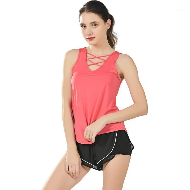 

Female Sport Top Jersey Woman T-shirt Crop Top Yoga Gym Fitness Sport Sleeveless Vest Singlet Running Training Clothes for Womem1, Black
