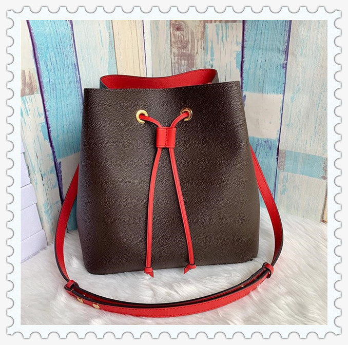 

HH 2020 New Fashion Women luxurys Bucket Bags Vintage letter Messenger Bag High Quality Retro designer Shoulder Bags Crossbody Bag Tote, 02 black flower