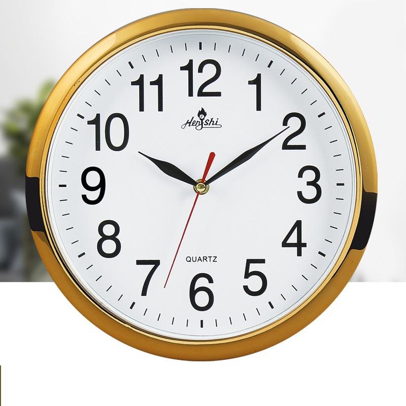 

12 inch Home Silent Wall Clock Modern Minimalist Bedroom Living Room Quartz Classic Gold Clocks Kitchen Student Timer Classroom