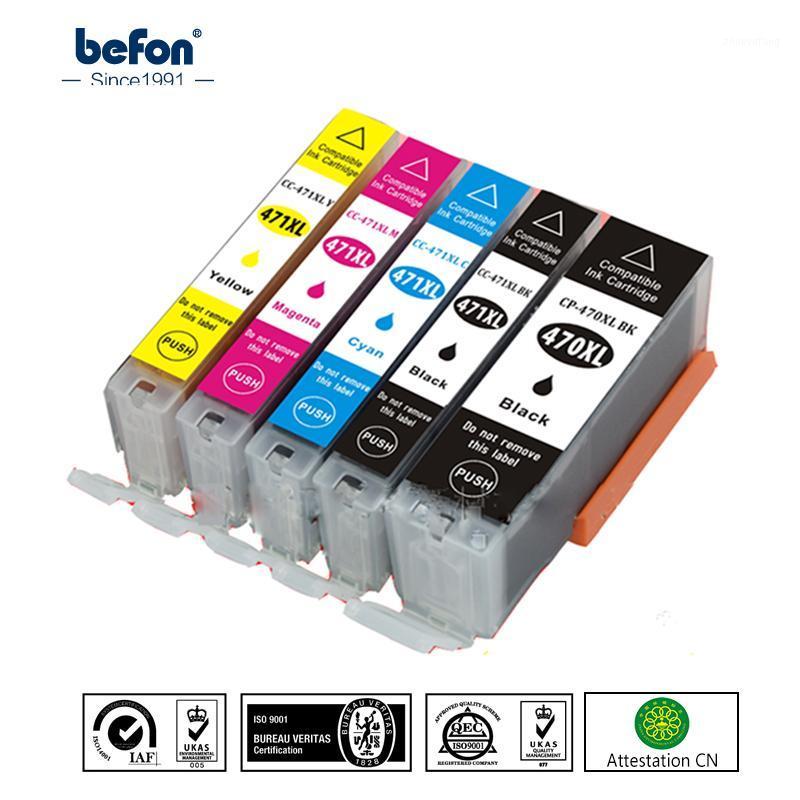 

befon Ink Cartridge Replacement for Canon 470 471 PGI-470 CLI-471 PGI470 CLI471For PIXMA MG7740 6840 5740 TS6040 MG9040 Printer1
