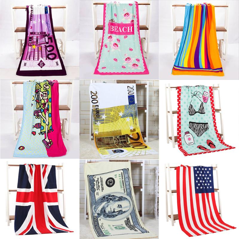 

Beach Lightweight Portable Quick Dry Print Gift Accessories Multipurpose Durable Microfiber Bath Towel