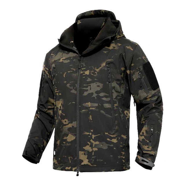 Coats & sJackets Mege Shark Skin Soft Shell Military Tactical Jacket Men Waterproof Army Fleece Clothing Multicam Camouflage Windbre...