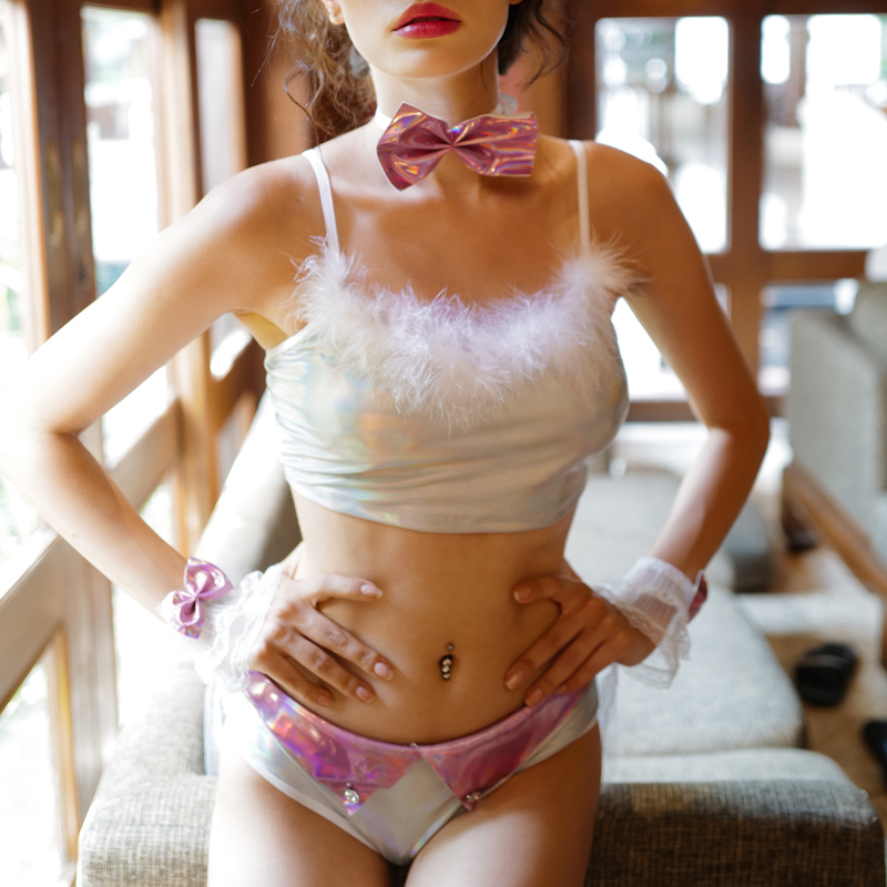 

A laser girl in uniform with hair rpg-playing erotic lingerie bunny cosplay halloween costumes sexy, Red