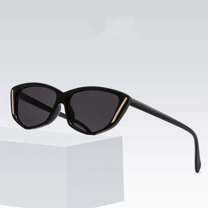 

Sunglasses Vintage Fashionable Glasses Polygon Trend Personality Casual Wild Cat Eye Small Frame UV400 Women