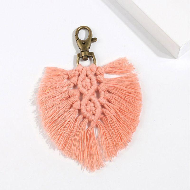

Keychains Tassel For Women Boho Key Holder Keyring Macrame Bag Charm Car Hanging Jewelry Gift Friends