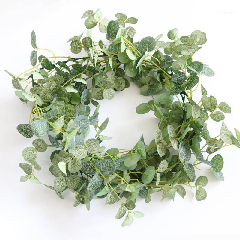

Eucalyptus Rattan Money Leaf Artificial Plant Wedding Rattan Hot Sales Christmas Home Decoration1, Green