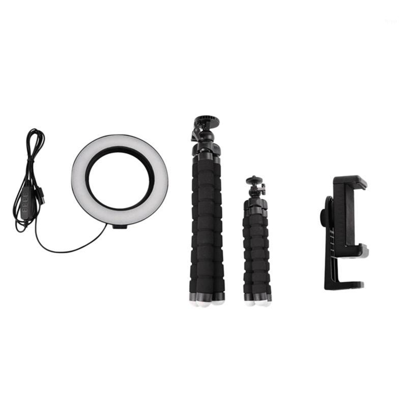 

Led Ring Light Octopus Portable Flexible Tripod Stand Holder & Cell Phone Holder Compatible with All Smart Phone, for Selfie, Yo1