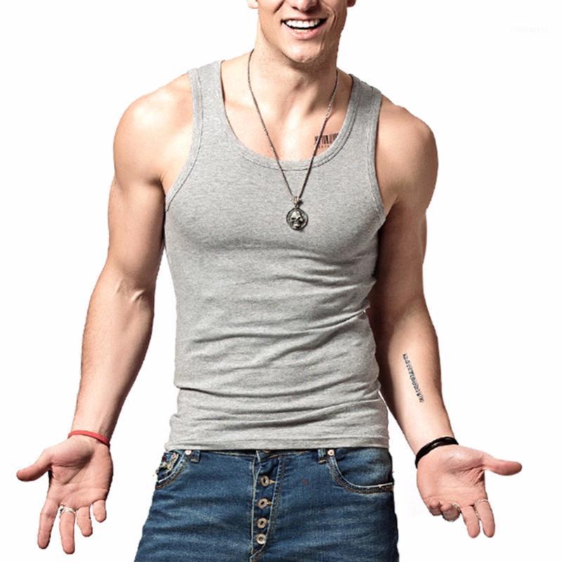 

Vest Sleeveless Pullover Elastic Tank Tops Sportswear Slim Fit Tank Top Chest Breathable Cotton Compression Shirt1, Beige