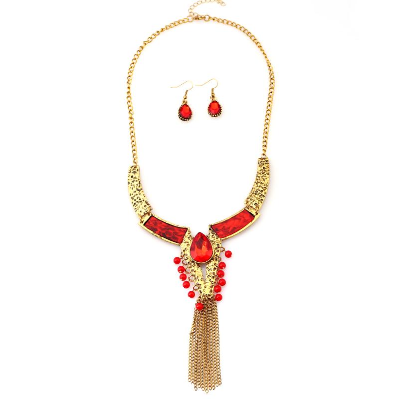 

2020 Fashion Vintage Collar Choker Crystal Long Necklaces Bohemian Colar Maxi Statement Tassel Necklace Chain For Women Jewelry