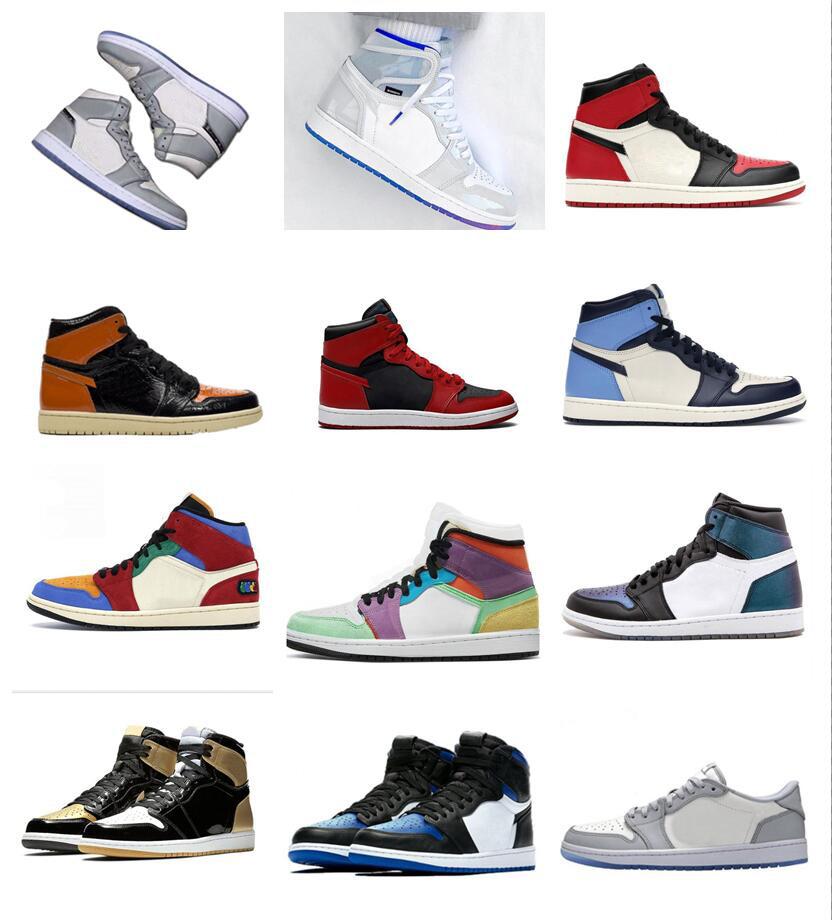 

2020 Jumpman 1s Nakeskin 1 Shoes One Quality Men Women Fly Basketball Sneakers Chaussures Shattered Backb Man Women Shoes