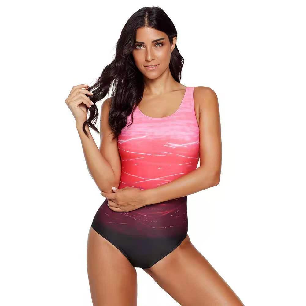 

Shiying 003 hot selling European and American Progressive one-piece swimsuit women's solid color sexy steel free tobikini one piece swi