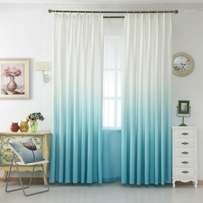 

Quality Gradient Colorful Dense Curtain for Living Bedroom Home Decoration Wedding Cloth Curtain Fabric1, Colour 1 yarn