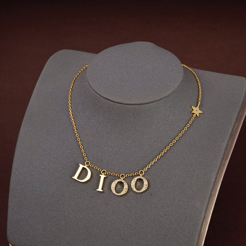 

New d family letter necklace in 2021