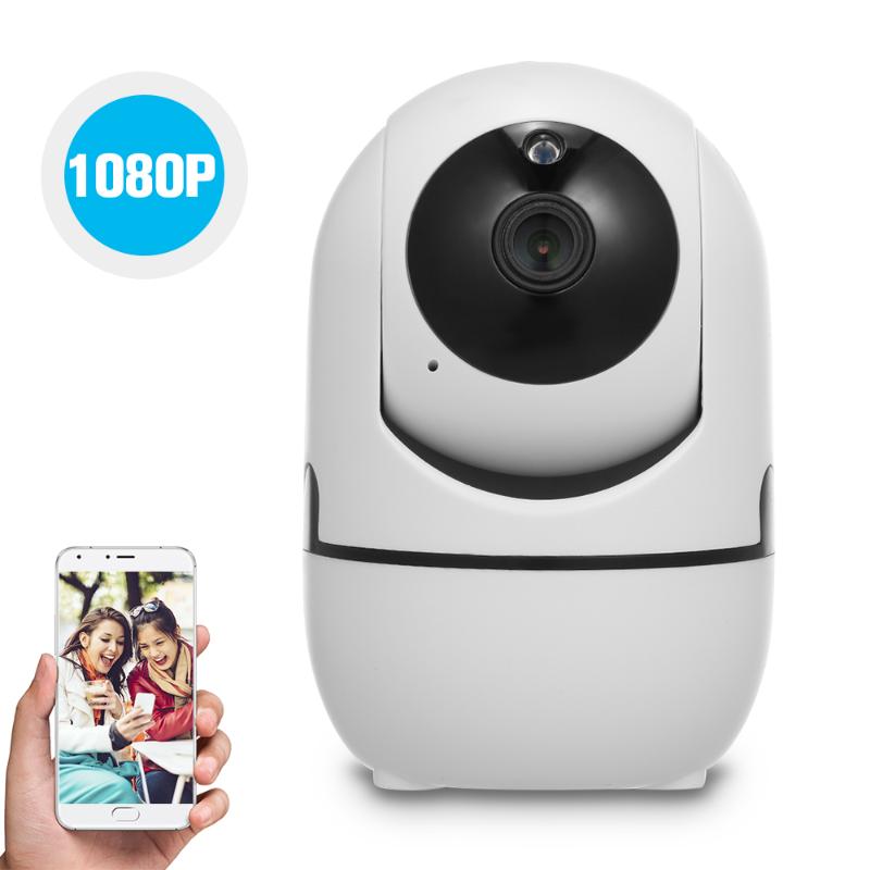 

Home Security 1080P WiFi Camera Baby Monitor with Motion Detection Alarm 2-way Audio Night Vision TF Card Cloud Storage