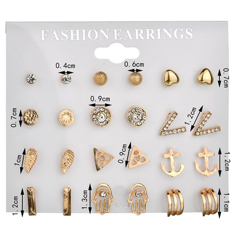 

Simple fashion popular earrings creative luxury geometric jewelry women's wedding party Valentine's day gifts wholesale