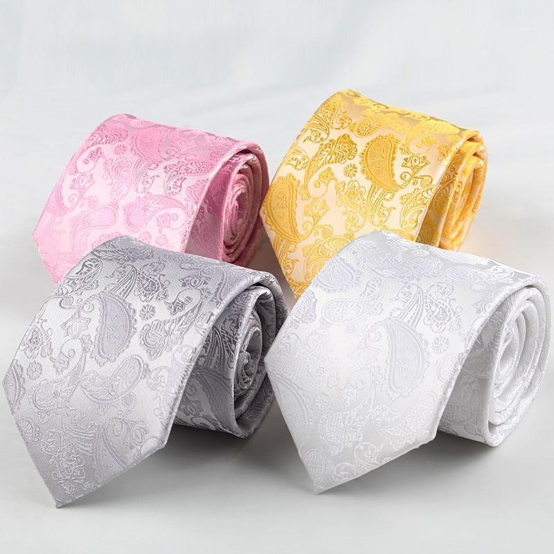 

High Quality Mens Tie Designer Business Suit Necktie for Men Fashion Italian Style Paisley Carvat Party Wedding1