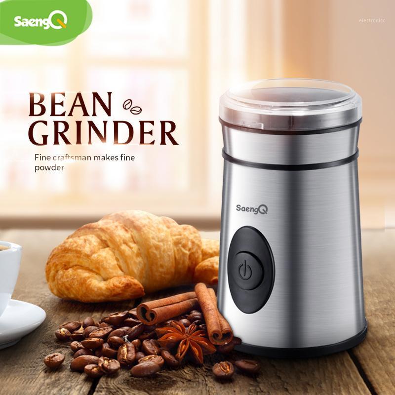 

saengQ Kitchen Electric Coffee Grinder Mini Salt Pepper Grinder Powerful Spice Nuts Seeds Coffee Bean Grind Machine 220V1