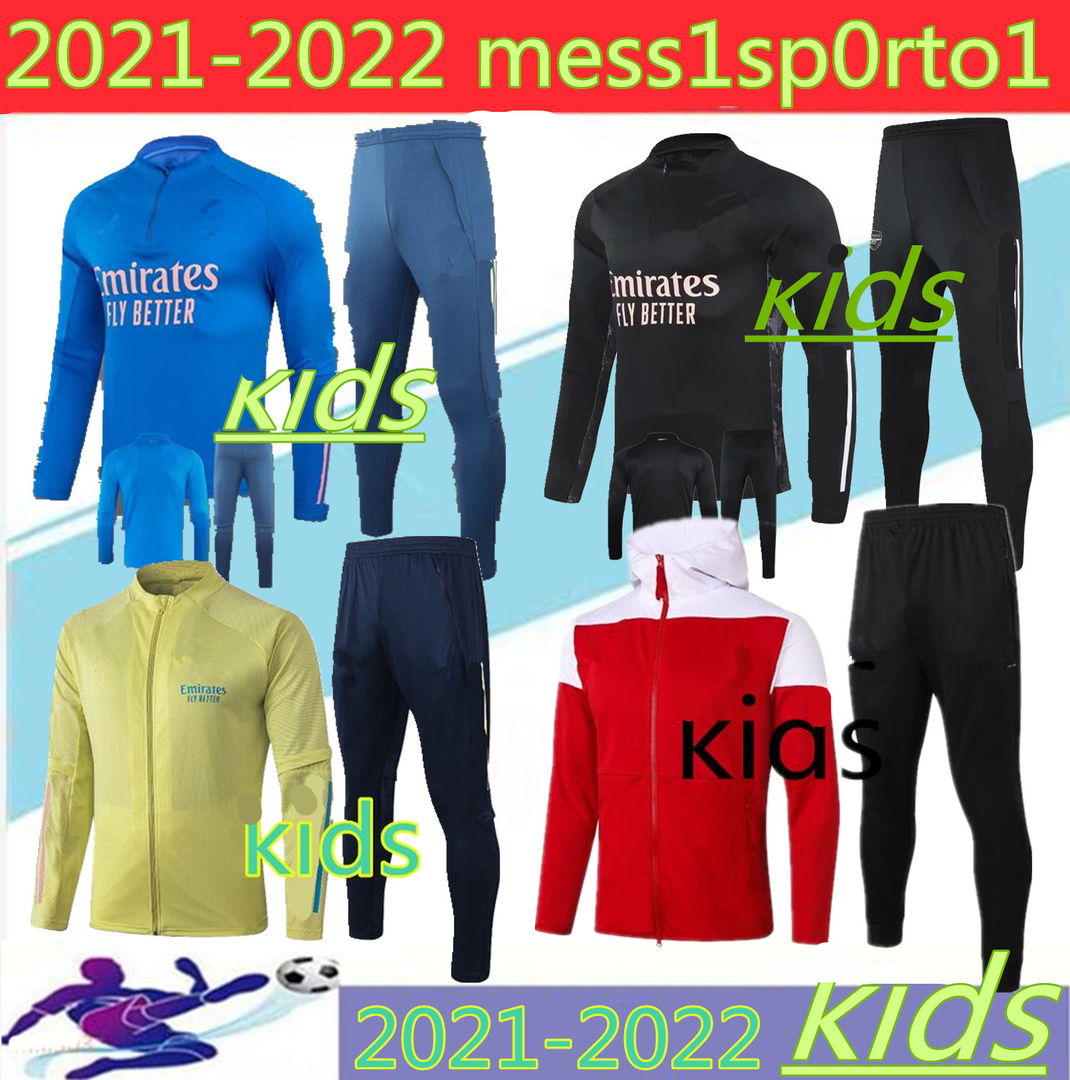 

kids Arsen tracksuit training suit Jacket 2021 PEPE NICOLAS CEBALLOS GUENDOUZI SOKRATIS 20 21 kids gunners TRAINING jacket kit, Yellow