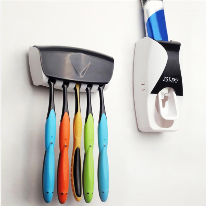 

Toothbrush Holder Toothpaste Squeezer Dispenser Bathroom Accessories Sets Bathroom Storage Box Case Household Items1