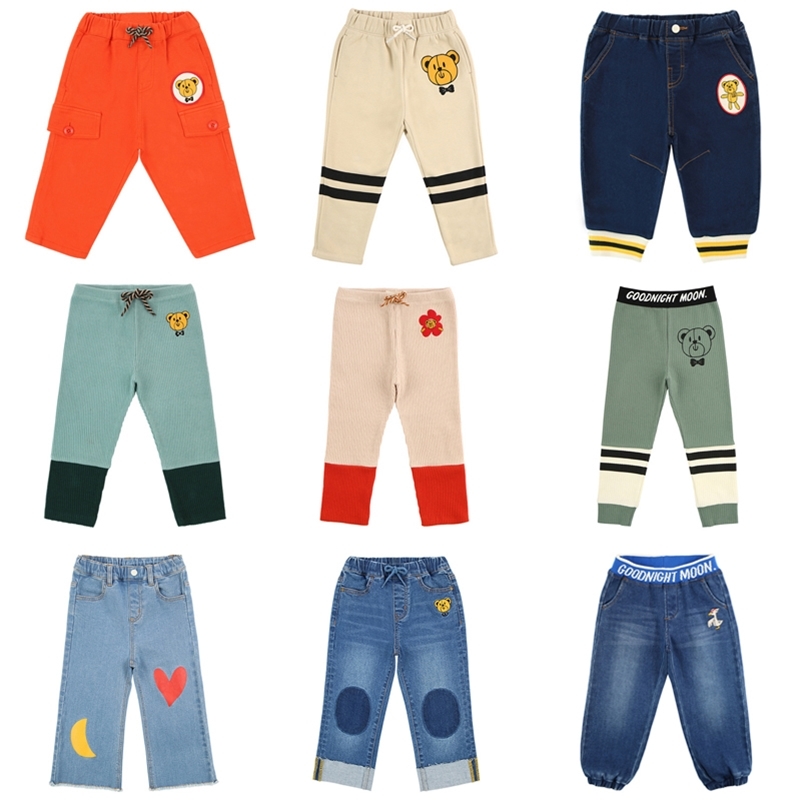 

Bebe 2020 New Autumn Winter Kids Fashion Pants for Boys Girls Cute Print Trousers Bayy Child Korea Style Clothes Outwear Pant LJ201019, Leggings
