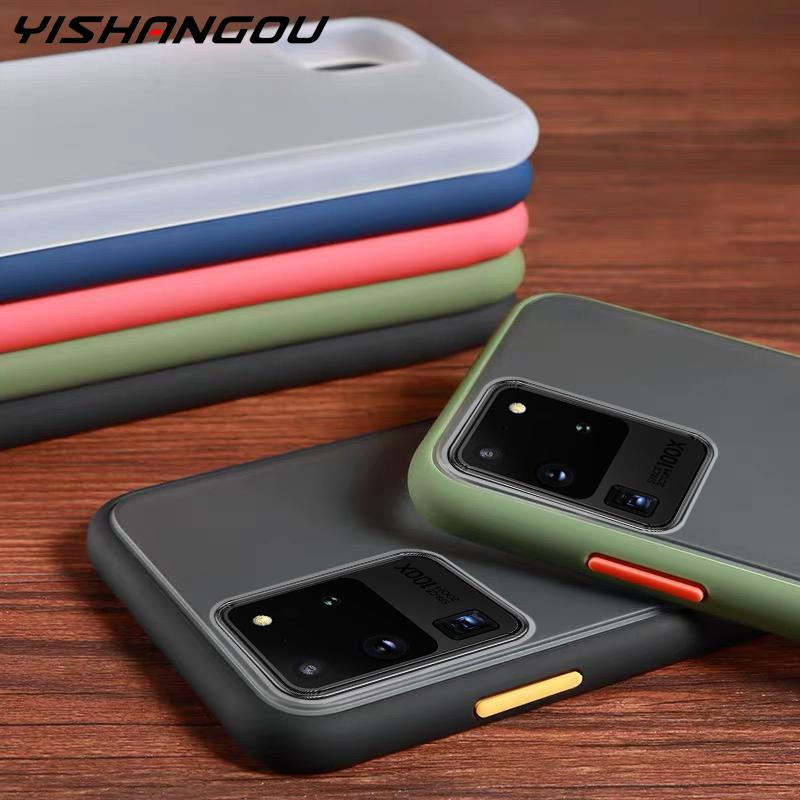 

Matte Clear Back Phone Case For Huawei P40 Pro Cover Coque For Huawei P20 P30 Lite Nova 5 6 SE Y9 Prime 2019 Y6 Honor 20 V30, Matcha green