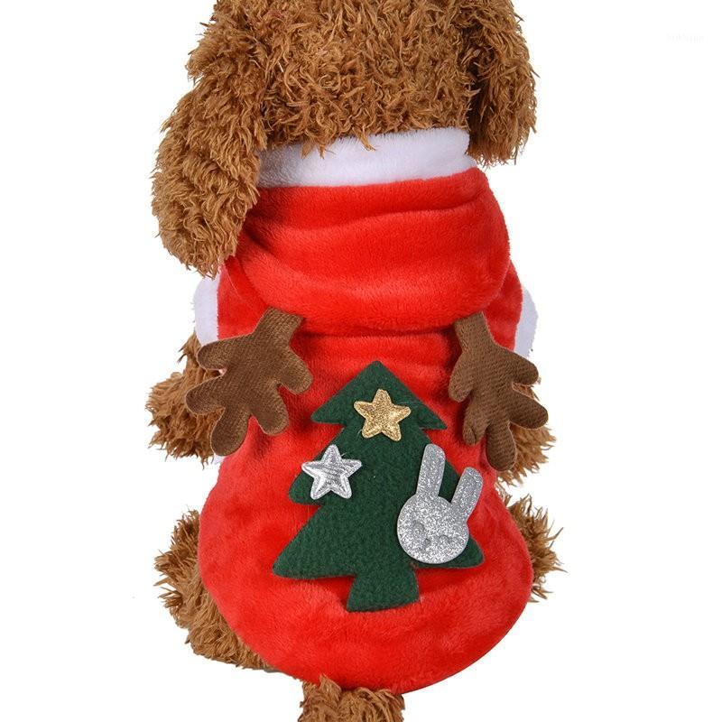 

Christmas Dog Clothes Santa Costume Pet Dog Christmas Clothes Winte Coat Clothing Cute Puppy Outfit for Plus Sizes1, Red