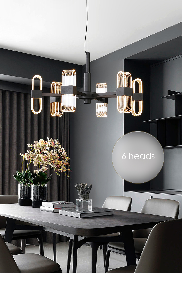 

Creative living room chandeliers post modern minimalist designer personality bedroom light luxury model room lamps
