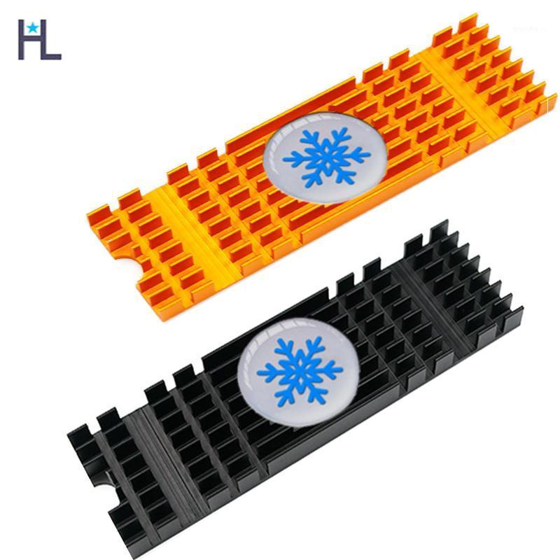 

Aluminum Heatsink for PCIe NVMe M.2 2280 SSD with Silicone Thermal Pad SSD cooling metal sheet1