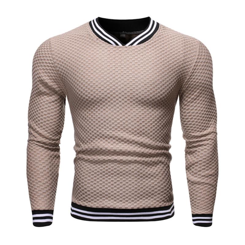 

mens hoodies sweatshirts 2023 autumn and winter men quality slim striped solid fashion mens longsleeved clothes 82, Black