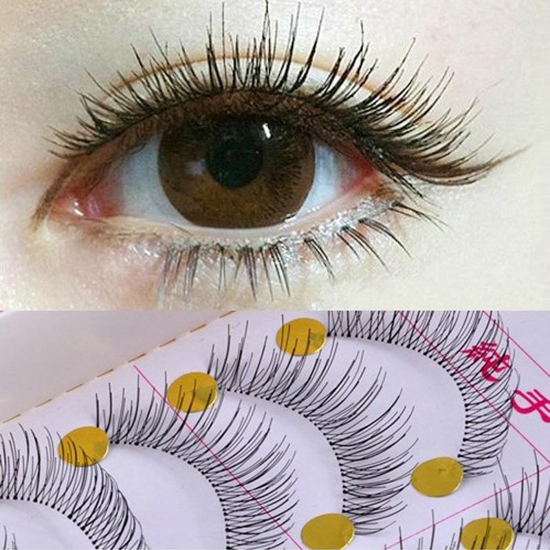 

10Pair Black Soft Natural Long Thick Fake Eyelashes Extension Fake Eye Lashes Makeup Full Strip Lashes Faux Lash Beauty