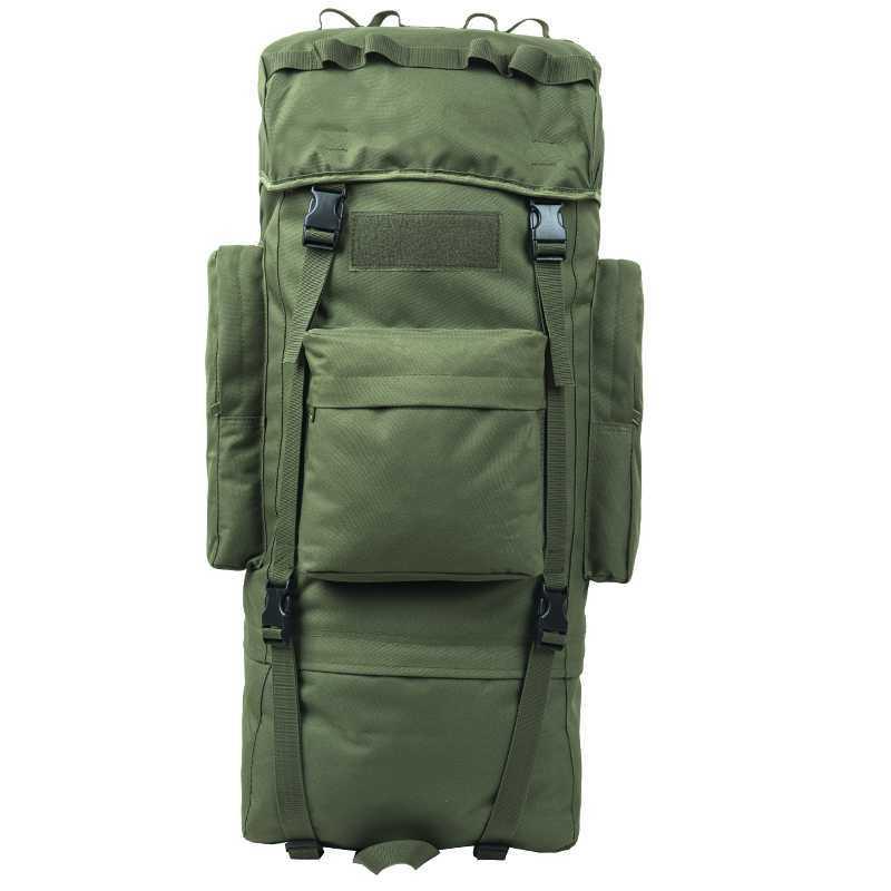 

100L Big Capacity Travel Luggage Bag Backpack Outdoor Climbing Hiking Camping Nylon Waterproof Camouflage Shoulder Bags Rucksack, Green python