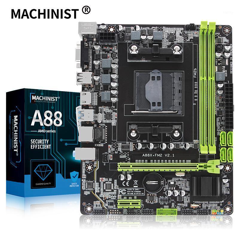 

MACHINIST A88 desktop motherboard socket FM2/FM2+ DDR3 16GB RAM AMD micro-ATX support A10 A8 A6 A4 Athlon2 A88X+FM2 processor1