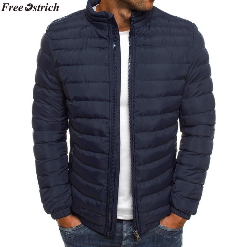 

FREE OSTRICH Autumn Winter White Duck Downs Jacket Men Ultralight Portable Parkas Coat Casual Warm Windproof Jacket Male Outwear, Black