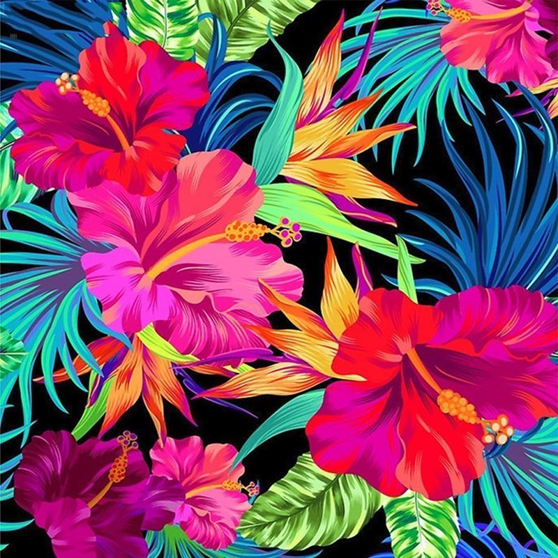 

5D DIY Diamond Painting Flower Picture Of Rhinestones Full Square Art Diamond Embroidery Flowers Cross Stitch Wall Mosaic