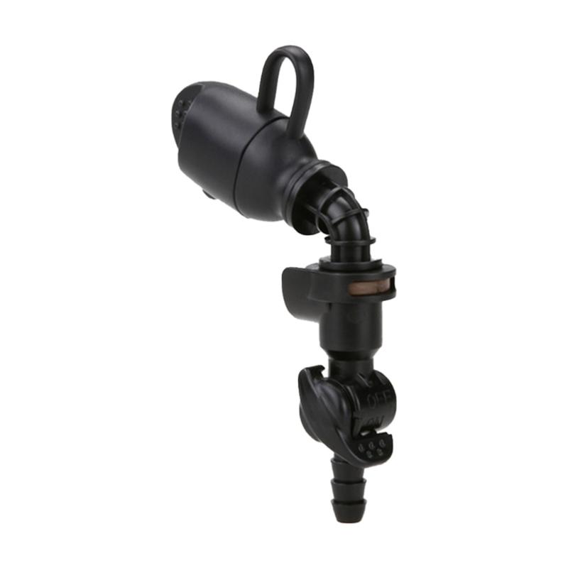 

Silicone Connector Straight Hydration Suction Nozzle Essential Camping Equipment, Black