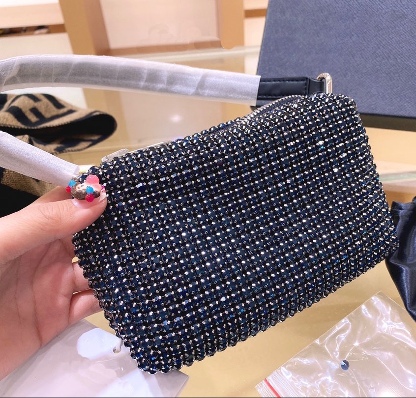 

21 New Designer Handbags Fashion Collocation with Rhinestones High-end Gorgeous Handbags Trendy Shiny Shoulder Bags BlingBling WF2012181, Custom