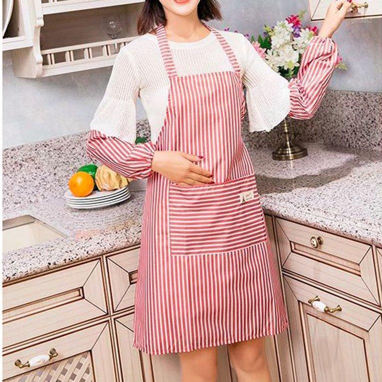 

3Pcs New Hot Fashion Lady Women Waterproof And Oilproof Apron Sleeve Adjustable upscale kitchen Apron Cooking Baking Large 78*651