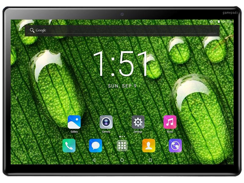 

4G LTE Phone Call 3+32 Super Glass 1920*1200 IPS Octa Core 10 inch Tablet PC Play Store WIFI GPS 2.5D Tempered Glass+Free Gifts1, Black