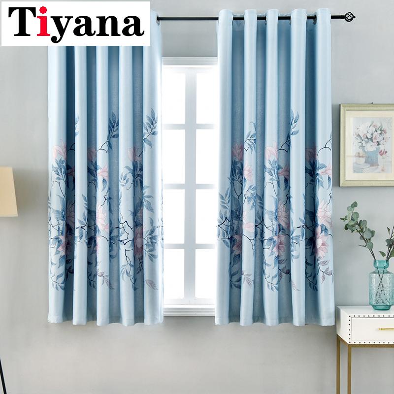 

Grommet top curtains Door Kitchen Living Room Windows Drapes Rustic Shade Short Curtain Cortinas PC22X