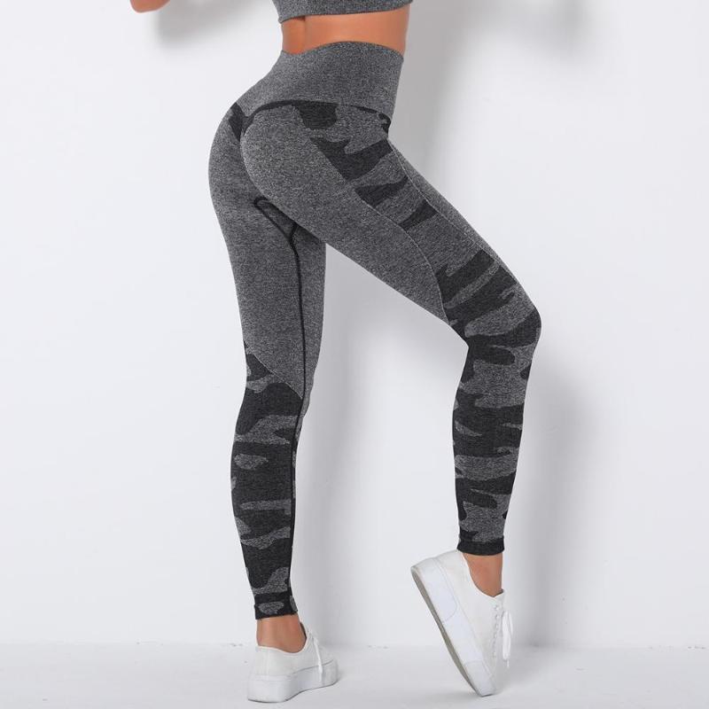 

Yoga Leggings Anti Cellulite Fitness Women Sport High Waist Seamless Knitted Pants Femme Sweatpants Gray Trousers Push Up Tights, Purple