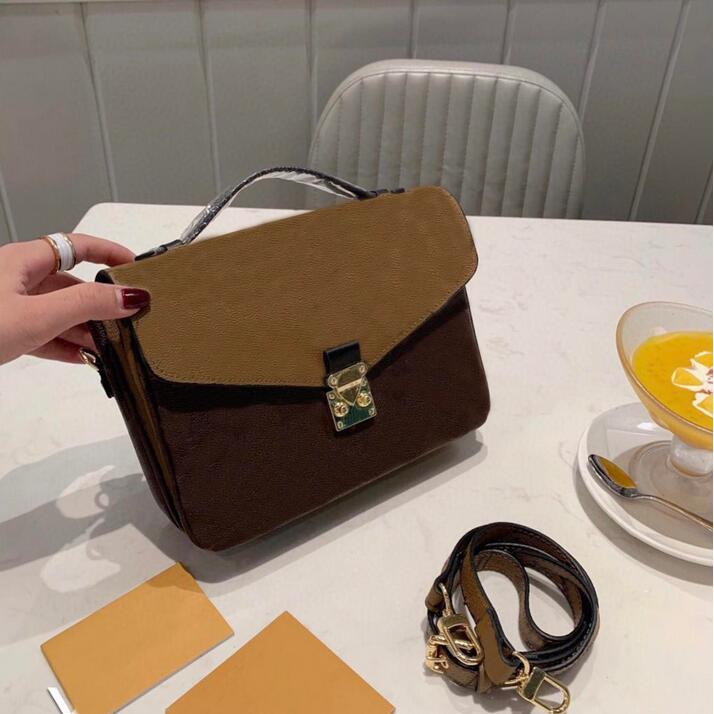 

High Quality Leather Designers Bags Women Handbag Pochette Metis Shoulder Bag