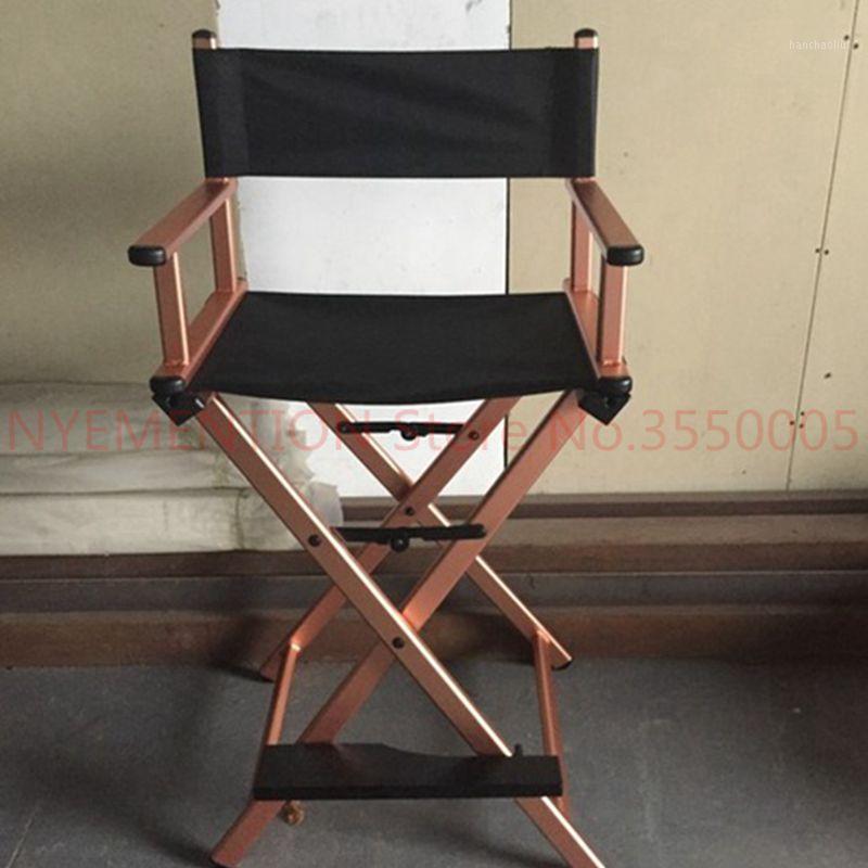 

Aluminum Frame Makeup Artist Director Chair Foldable Outdoor Furniture Lightweight Portable Folding Director Makeup Chair 1pcs1