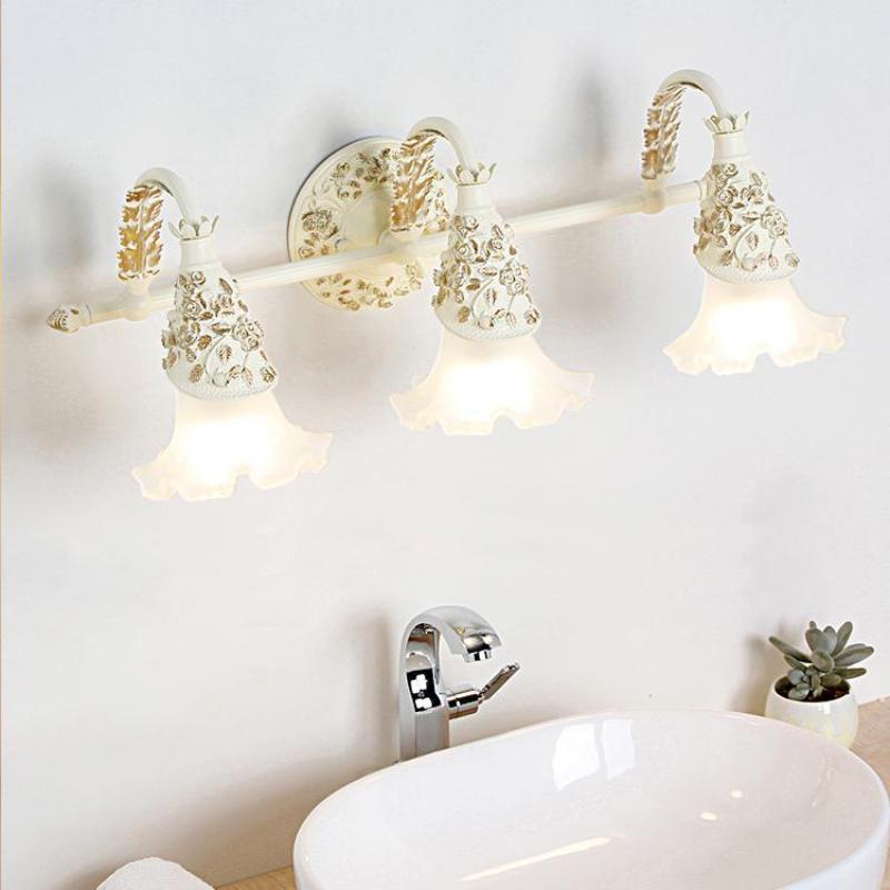 

E14 led glass shade Bathroom light Restroom led Mirror Lamp Long Wall Light Toilet Mirror Luxury Vanity Cabinet Lamps