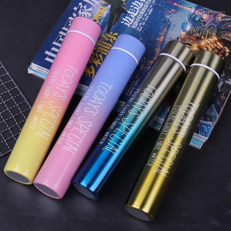 

Portable&Leak Proof Slim Stainless Steel Vacumn Sports Water Bottle Flask for Healthy Drinking, with Black Paper Box Great Gift1