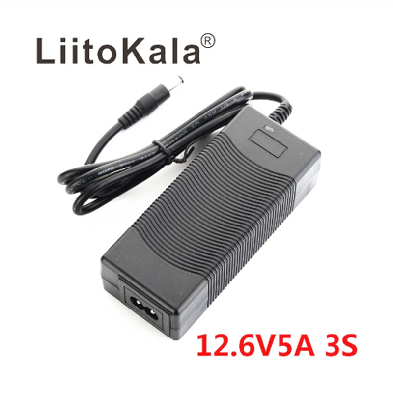 

LiitoKala12.6V 5A Charger Power pack Supply Adapter 12V lithium Battery Li-ion batterites EU/US/AU/UK AC DC plug Converter
