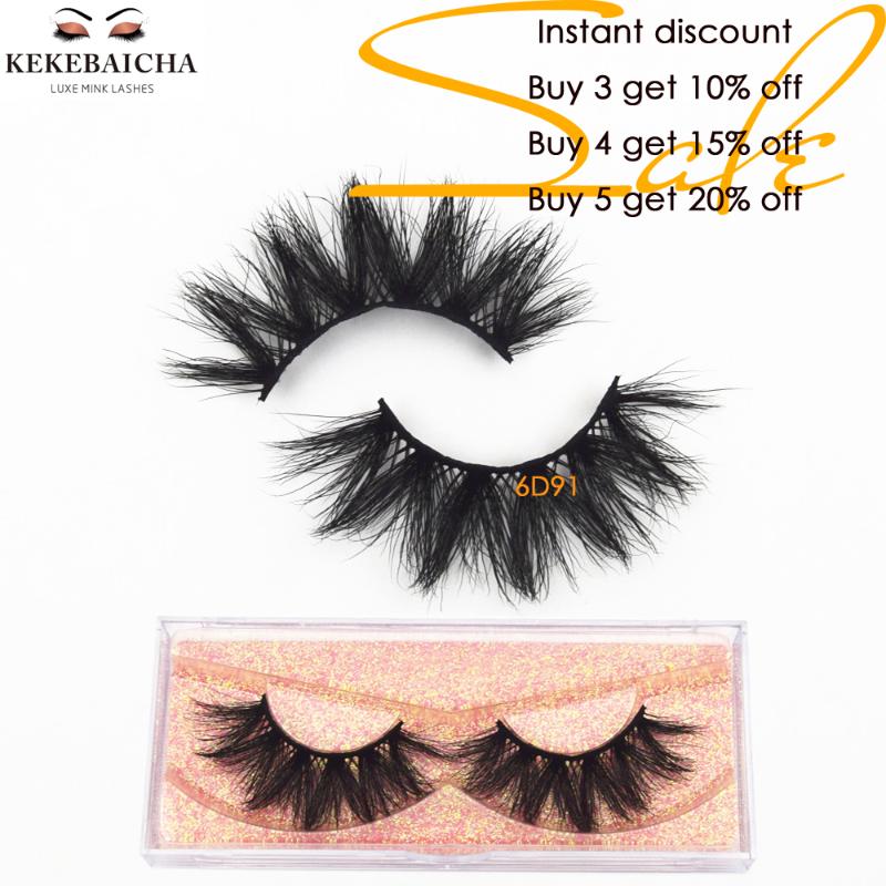 

6D Mink Eyelashes Cruelty-free Mink Lashes Handmade Thick Long False Eyelashes 3D Lashes Dramatic Wispy Eye Makeup