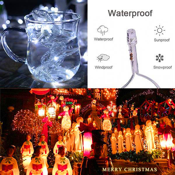 

15M x 3M Warm White Strings Light Romantic Christmas Wedding Outdoor Decoration Curtain String Lights US Standard