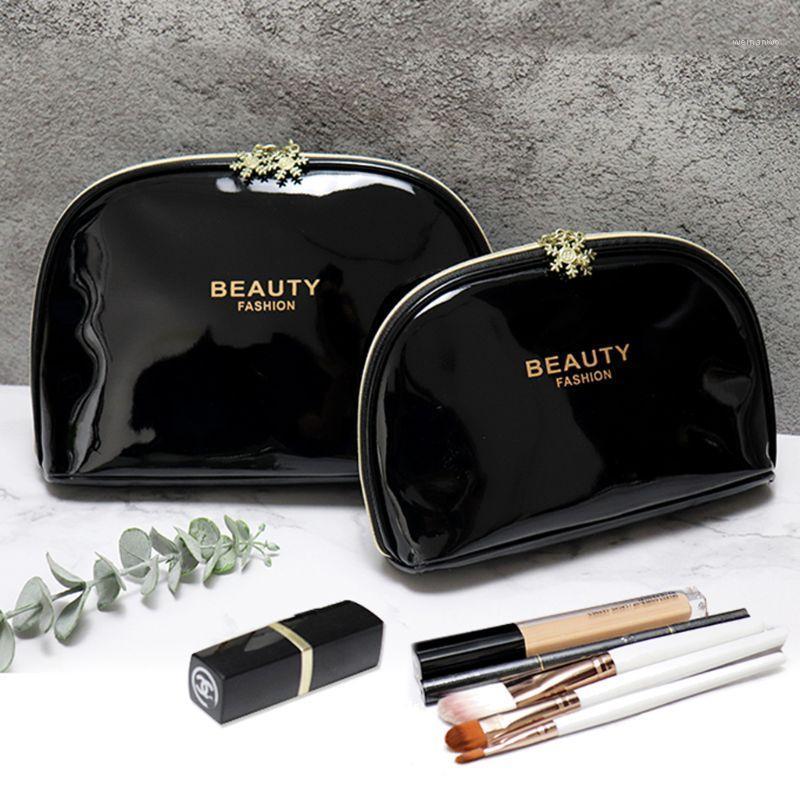 

Women Waterproof Makeup Cosmetic Case Solid Color Pen Pencil Bag Zipper Coin Pouch Purse Lipstick Cellphone Storage Gift1, As pic