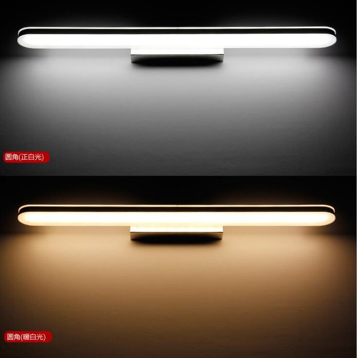 

Simple fashion anti-fog moisture-proof acrylic dressing table bathroom LED mirror headlights lighting